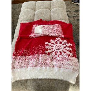 Nwt AndTheWhy holiday snowflake sweater